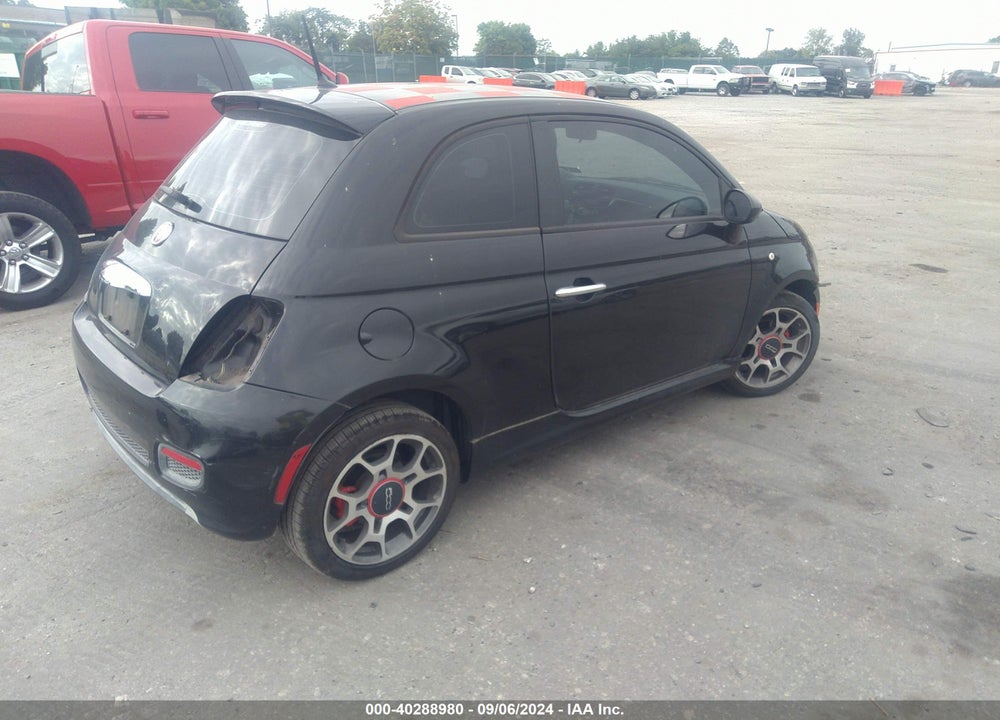 2013 FIAT 500 SPORT VIN: 3C3CFFBR4DT674398