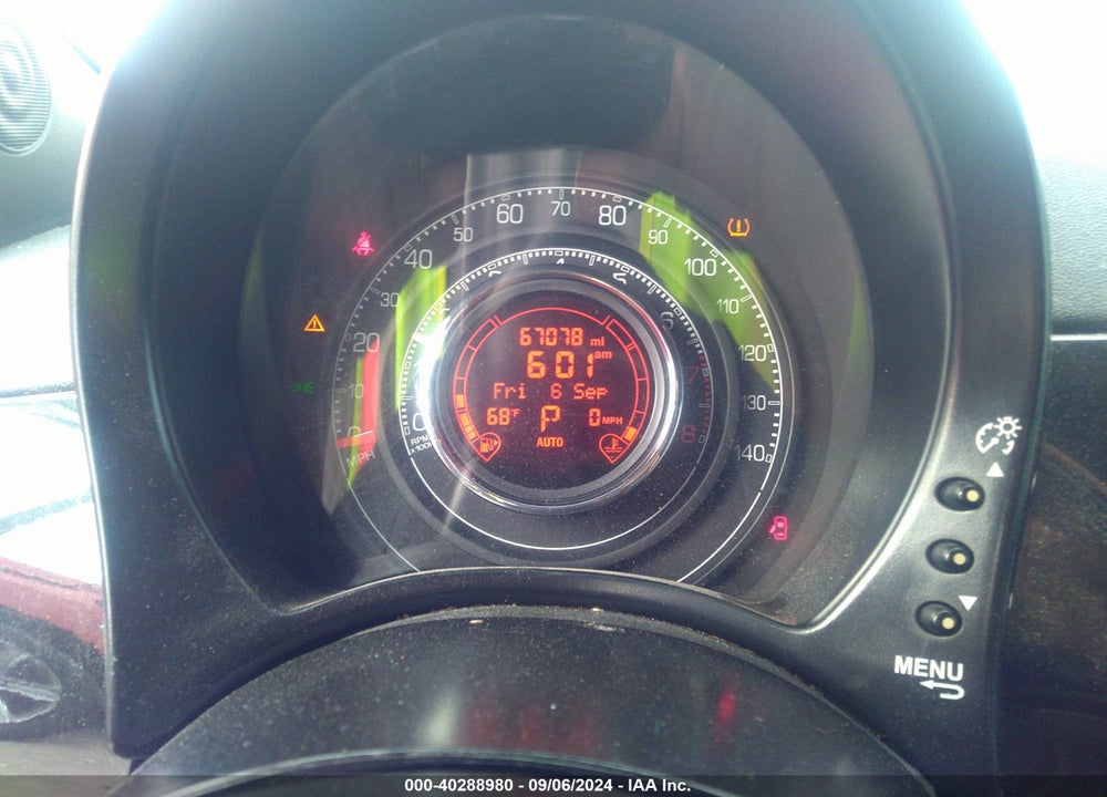 2013 FIAT 500 SPORT VIN: 3C3CFFBR4DT674398