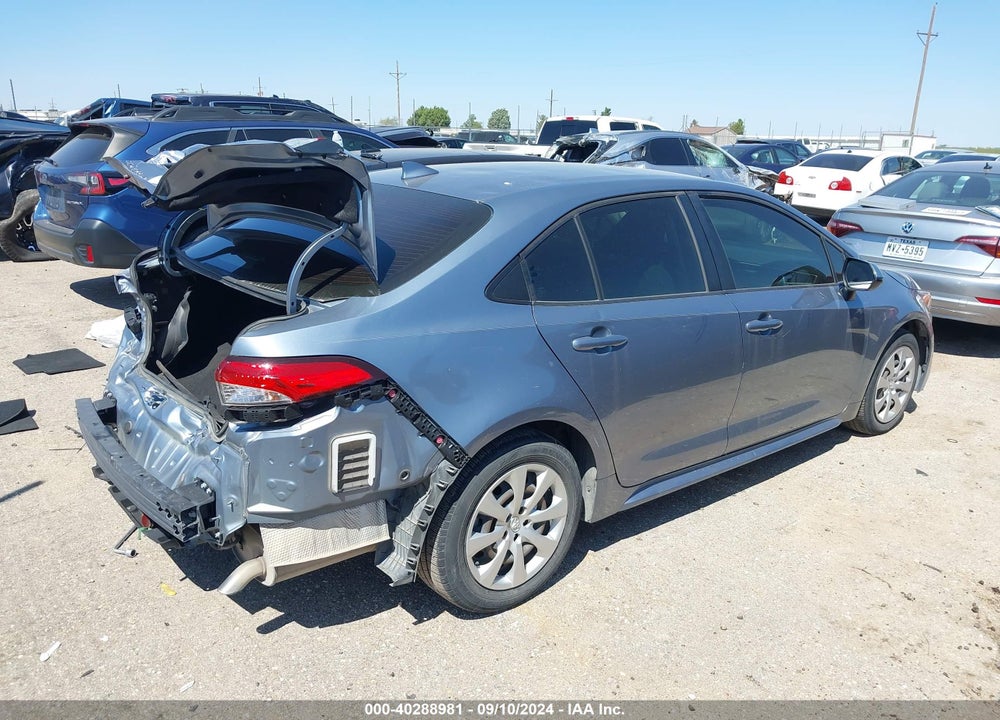 2021 TOYOTA COROLLA LE VIN: JTDEPMAE6MJ118220