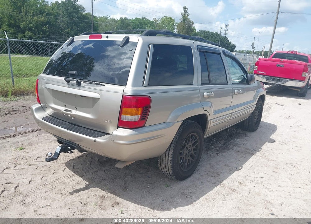 2004 JEEP GRAND CHEROKEE LIMITED VIN: 1J4GW58N84C252216