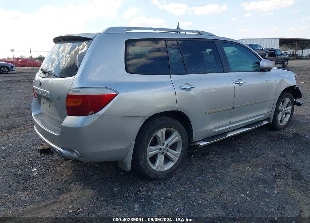 2008 TOYOTA HIGHLANDER LIMITED VIN: JTEDS42A382017993