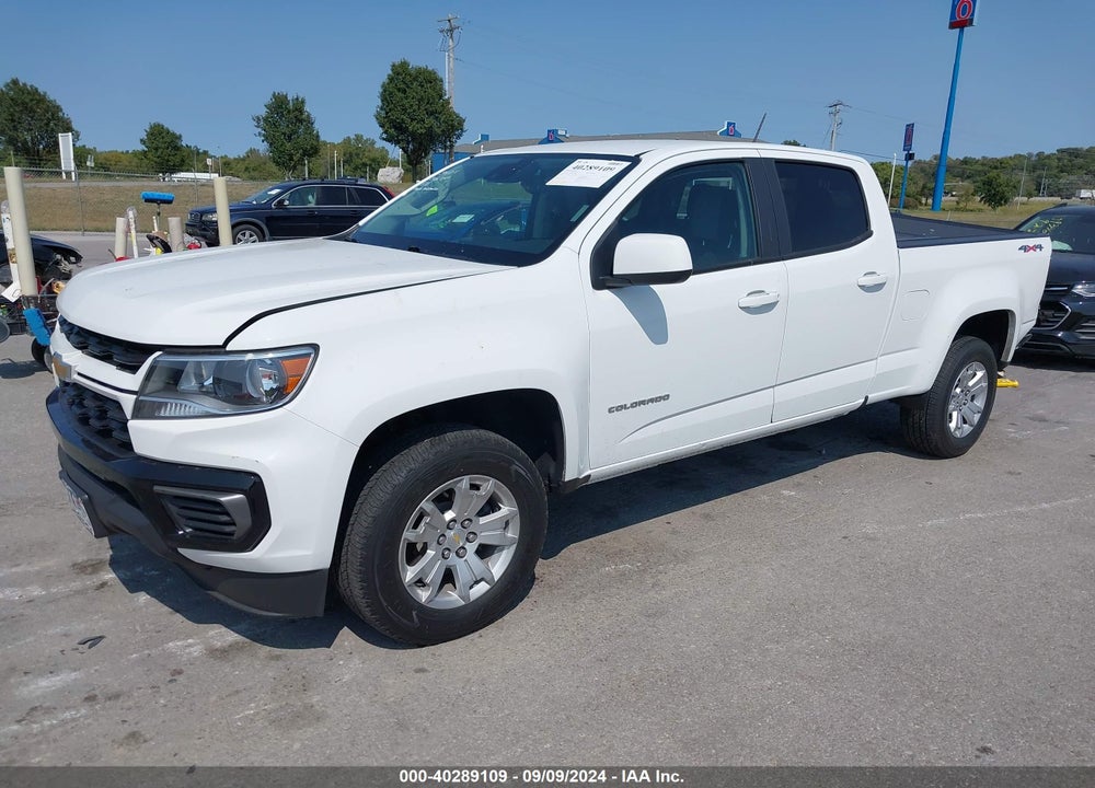 2022 CHEVROLET COLORADO 4WD LONG BOX LT VIN: 1GCGTCENXN1137895