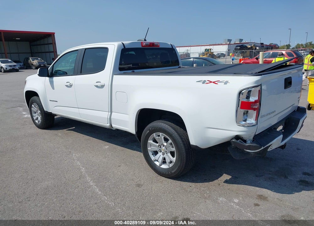 2022 CHEVROLET COLORADO 4WD LONG BOX LT VIN: 1GCGTCENXN1137895
