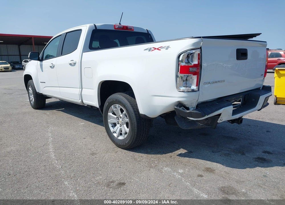 2022 CHEVROLET COLORADO 4WD LONG BOX LT VIN: 1GCGTCENXN1137895