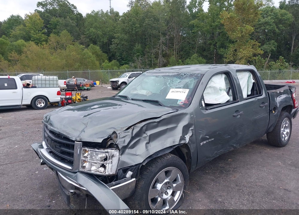 2011 GMC SIERRA 1500 SLE VIN: 3GTP1VE02BG127672