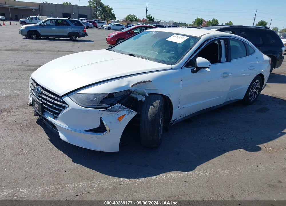 2021 HYUNDAI SONATA BLUE VIN: KMHL24JJ5MA021928