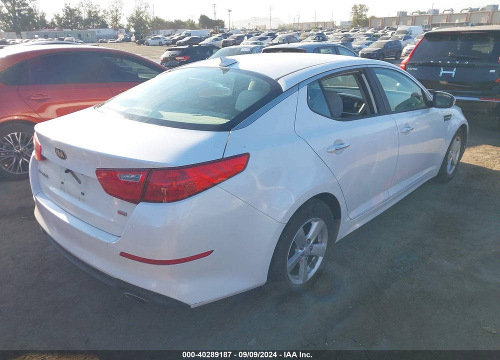 2015 KIA OPTIMA LX VIN: KNAGM4A74F5605136