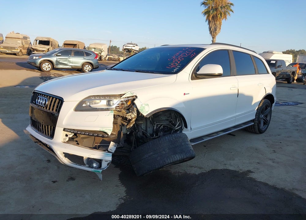 2013 AUDI Q7 3.0T S LINE PRESTIGE VIN: WA1DGAFE9DD012890