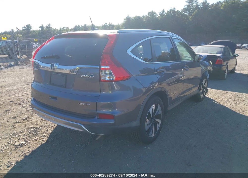 2016 HONDA CR-V TOURING VIN: 5J6RM4H94GL079987