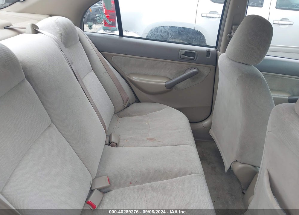 2001 HONDA CIVIC LX VIN: 1HGES16541L045582