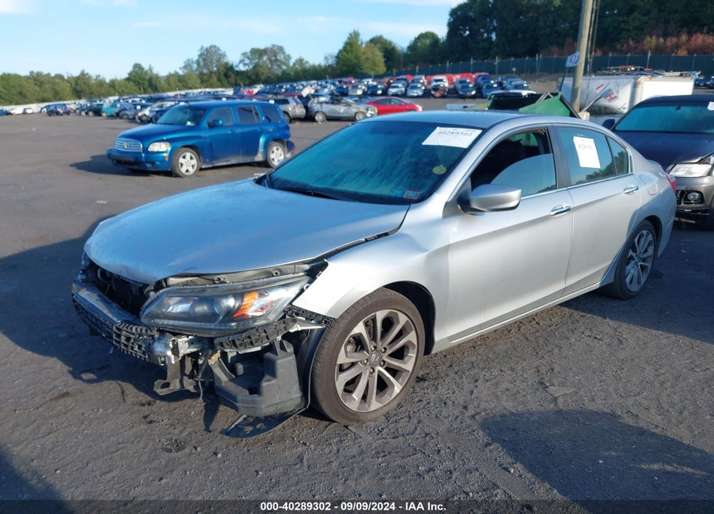 2013 HONDA ACCORD SPORT VIN: 1HGCR2F55DA018075