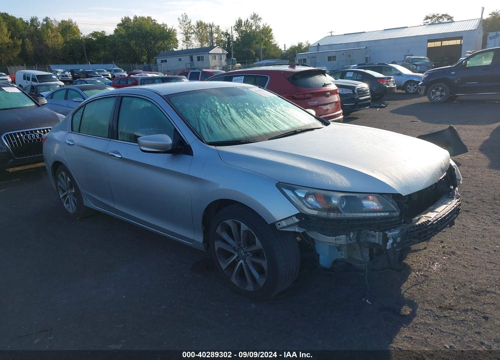 2013 HONDA ACCORD SPORT VIN: 1HGCR2F55DA018075