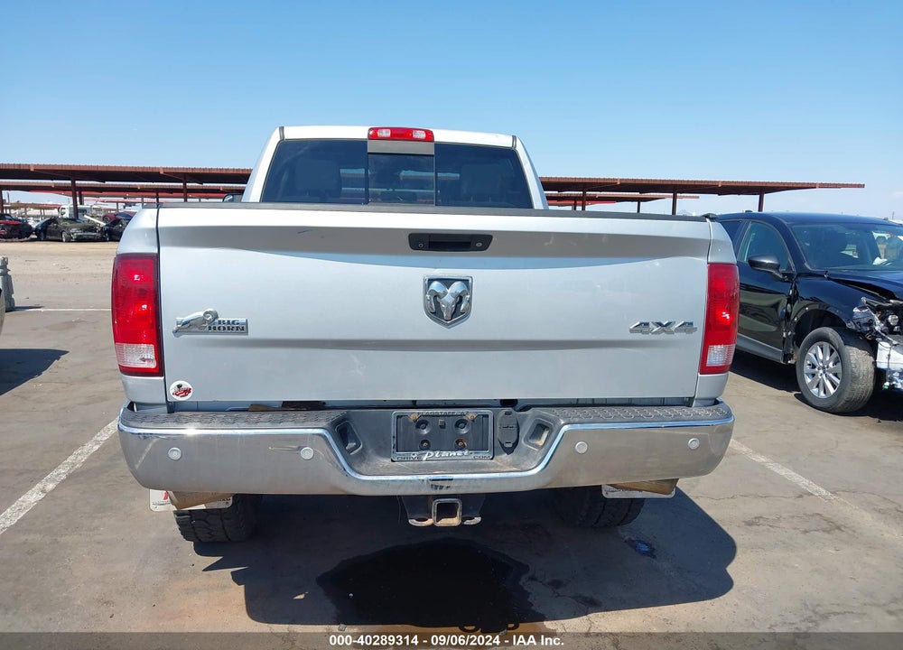 2016 RAM 2500 BIG HORN VIN: 3C6UR5DJ7GG317309