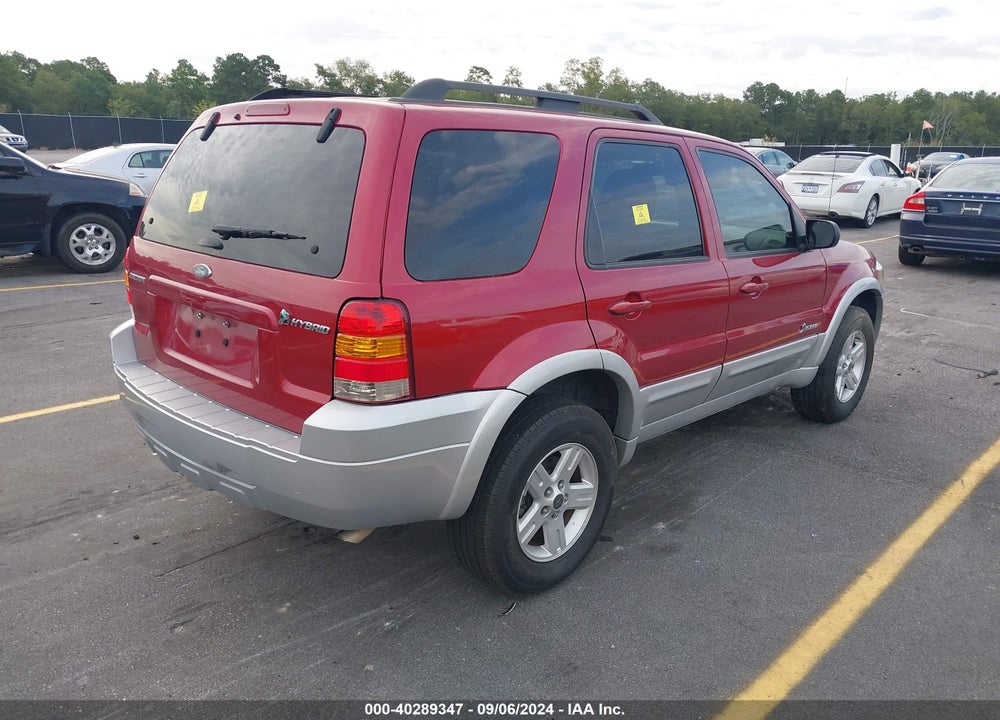 2007 FORD ESCAPE HYBRID VIN: 1FMCU49H27KA96869