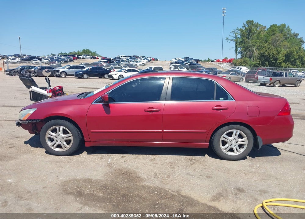 2007 HONDA ACCORD 2.4 EX VIN: 1HGCM56827A105611