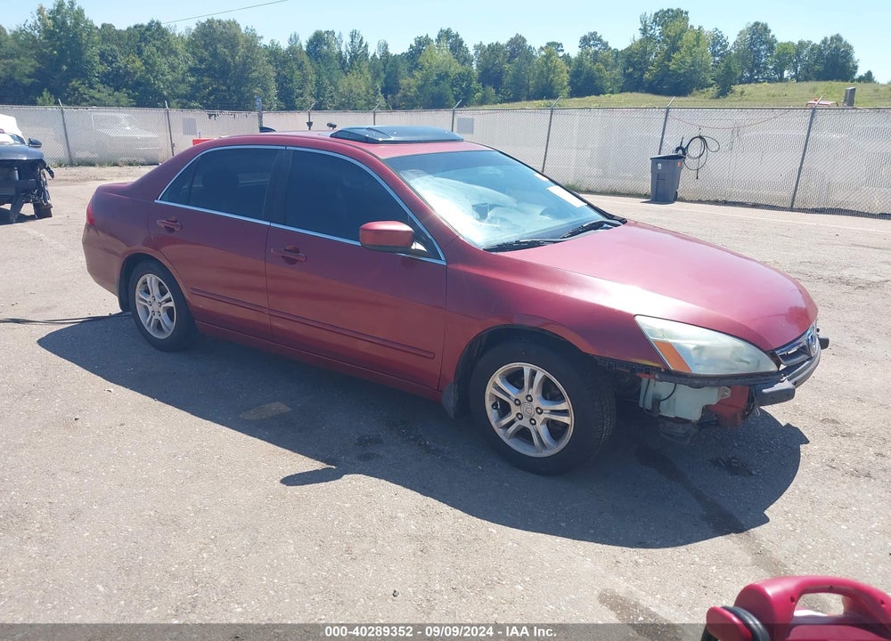 2007 HONDA ACCORD 2.4 EX VIN: 1HGCM56827A105611