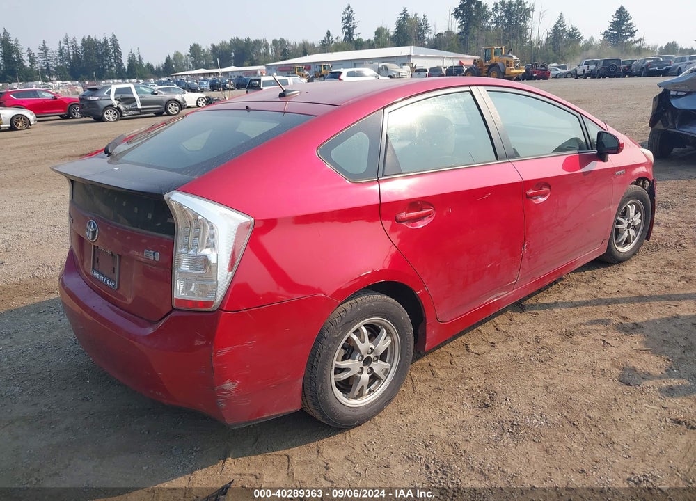 2011 TOYOTA PRIUS THREE VIN: JTDKN3DU3B1471159