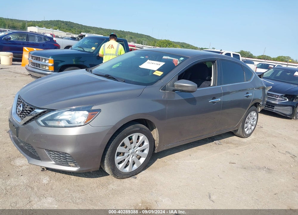 2017 NISSAN SENTRA SV VIN: 3N1AB7AP8HL651588