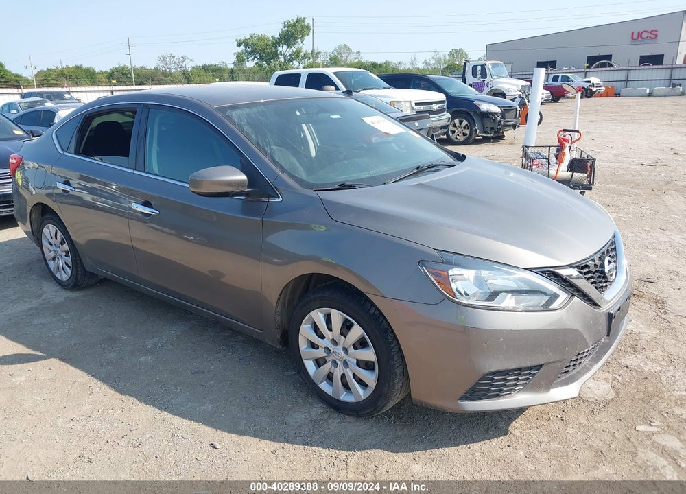 2017 NISSAN SENTRA SV VIN: 3N1AB7AP8HL651588