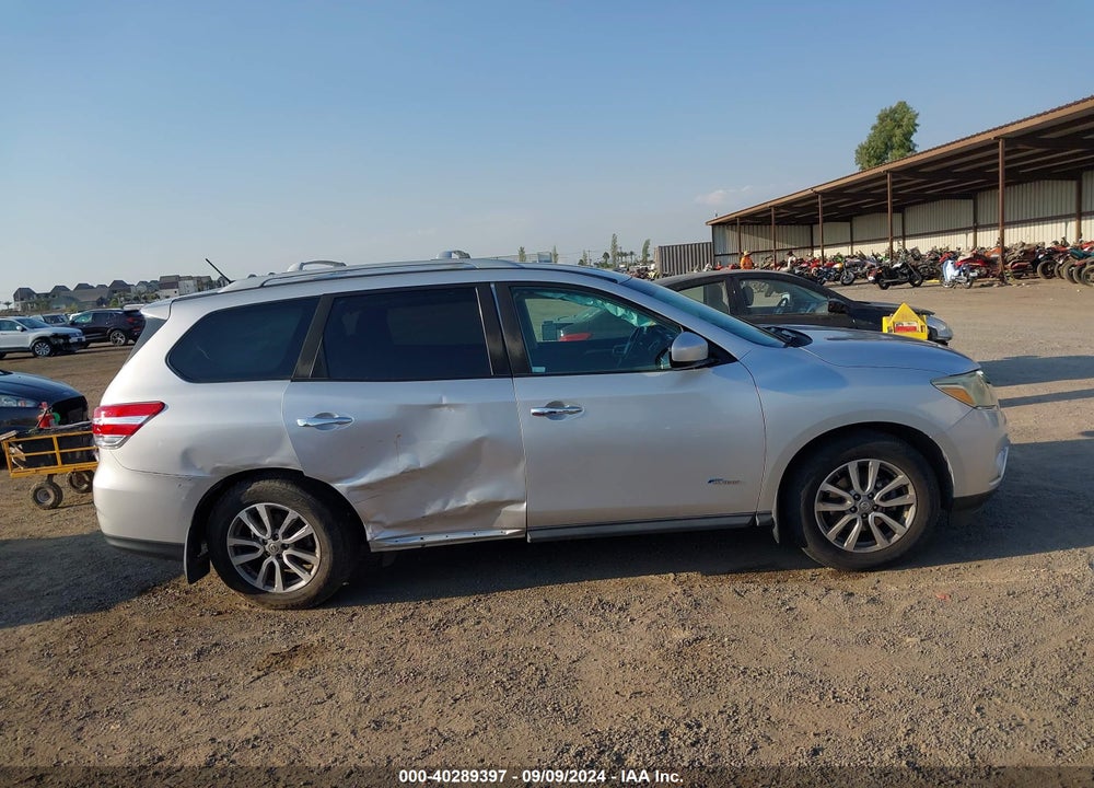 2014 NISSAN PATHFINDER HYBRID SV VIN: 5N1CR2MM5EC654358