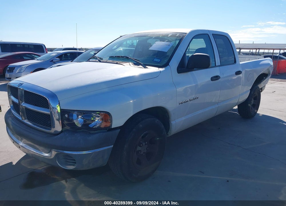 2002 DODGE RAM 1500 ST VIN: 3D7HA18N72G187084