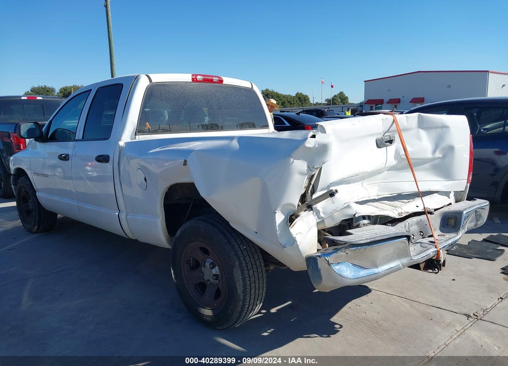 2002 DODGE RAM 1500 ST VIN: 3D7HA18N72G187084