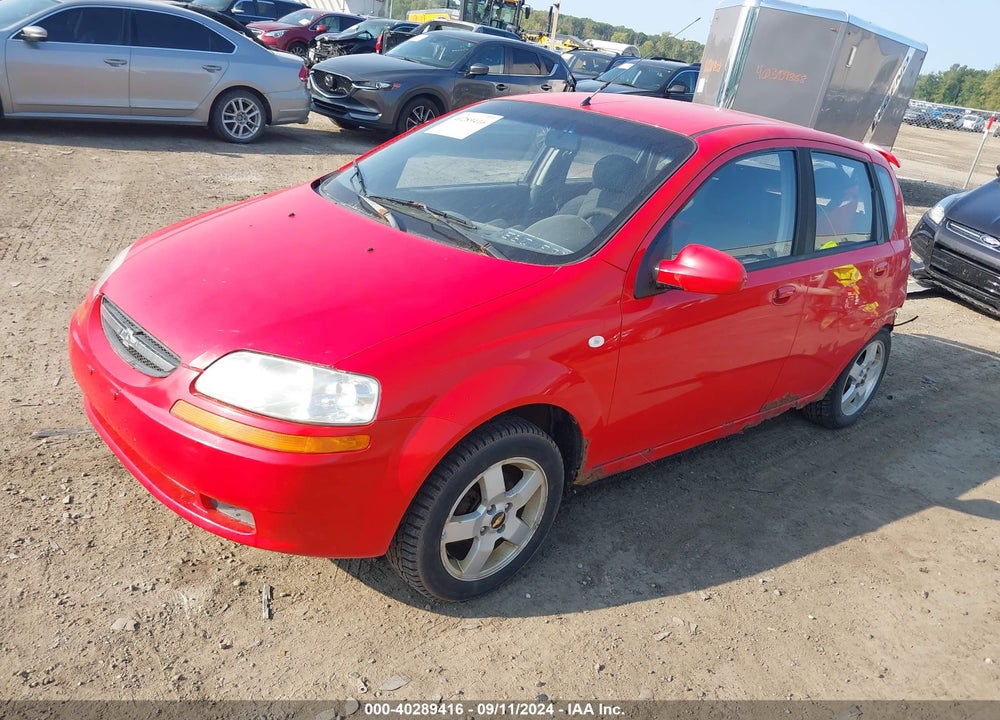 2006 CHEVROLET AVEO LT VIN: KL1TG66696B665605