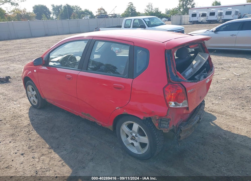 2006 CHEVROLET AVEO LT VIN: KL1TG66696B665605
