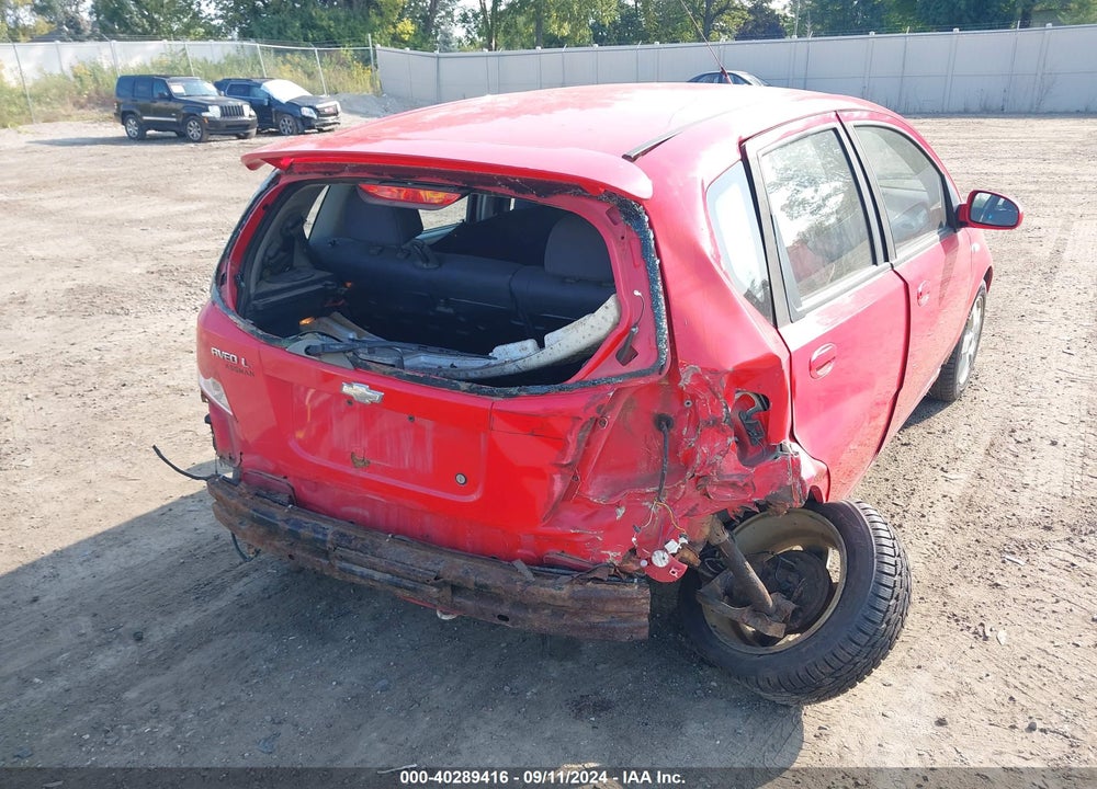 2006 CHEVROLET AVEO LT VIN: KL1TG66696B665605