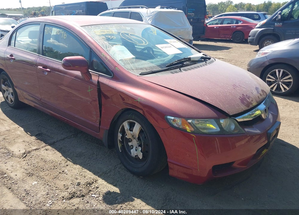 2010 HONDA CIVIC LX VIN: 2HGFA1F56AH541066