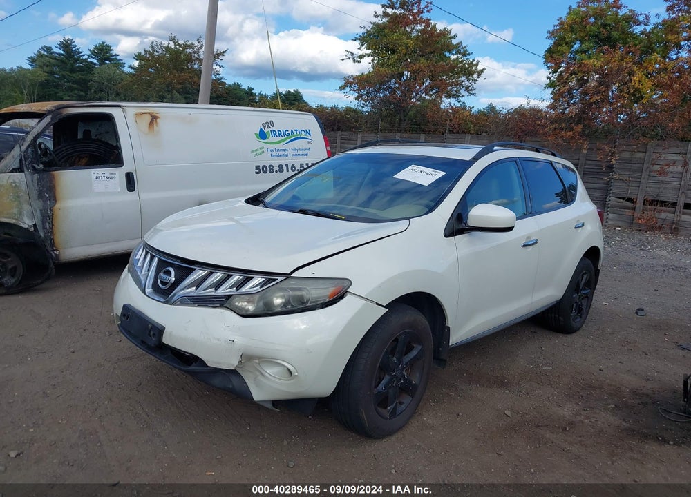2009 NISSAN MURANO S VIN: JN8AZ18W49W121539