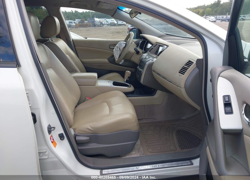 2009 NISSAN MURANO S VIN: JN8AZ18W49W121539