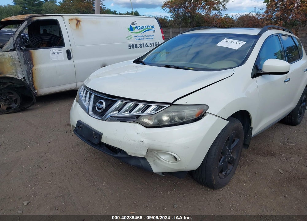 2009 NISSAN MURANO S VIN: JN8AZ18W49W121539