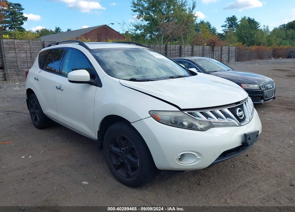 2009 NISSAN MURANO S VIN: JN8AZ18W49W121539