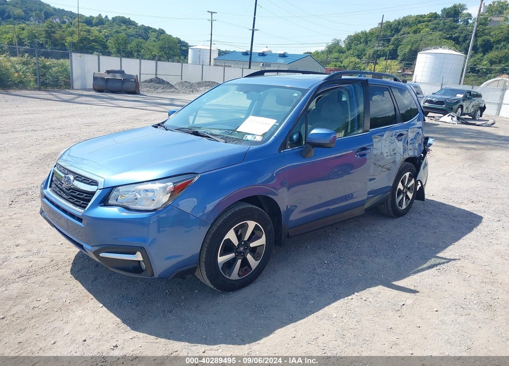 2018 SUBARU FORESTER 2.5I LIMITED VIN: JF2SJALC6JH523920