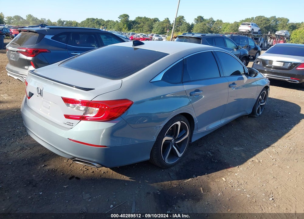 2022 HONDA ACCORD SPORT 2.0T VIN: 1HGCV2F38NA016784