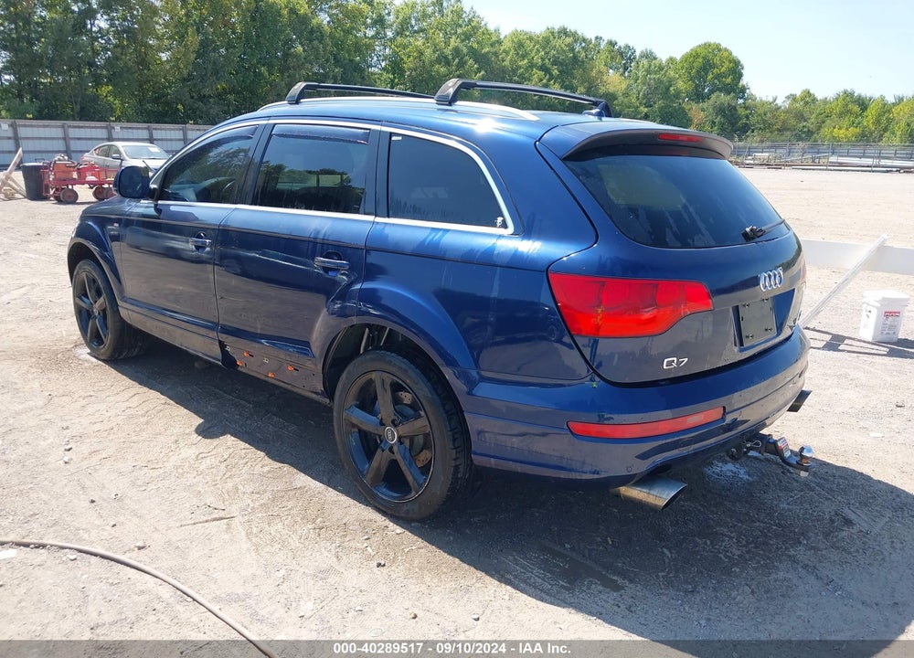 2007 AUDI Q7 3.6 PREMIUM VIN: WA1EY74L67D076105