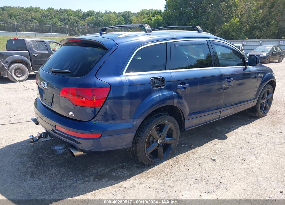 2007 AUDI Q7 3.6 PREMIUM VIN: WA1EY74L67D076105