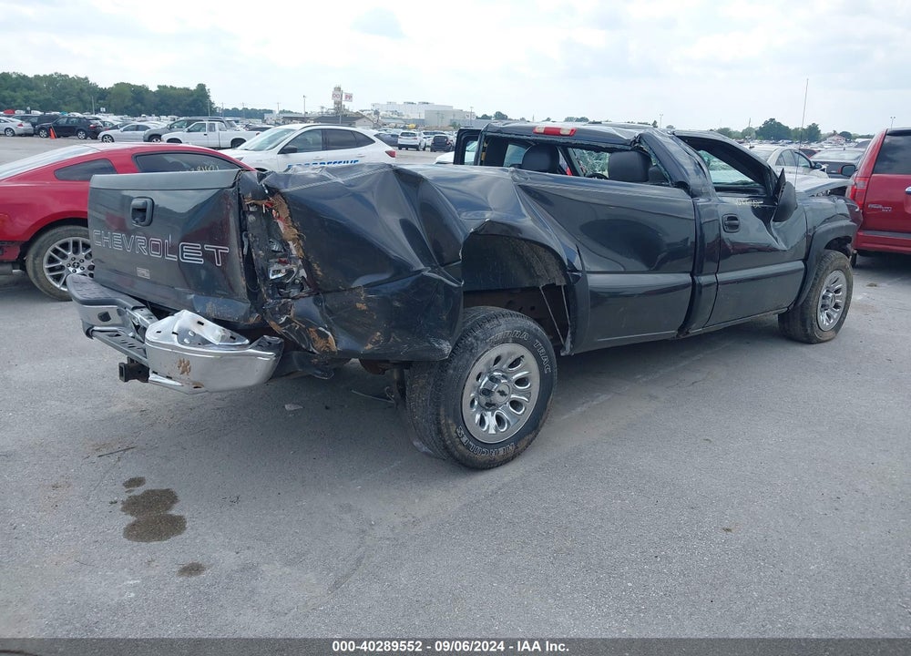 2005 CHEVROLET SILVERADO 1500 WORK TRUCK VIN: 1GCEC14V65Z310231
