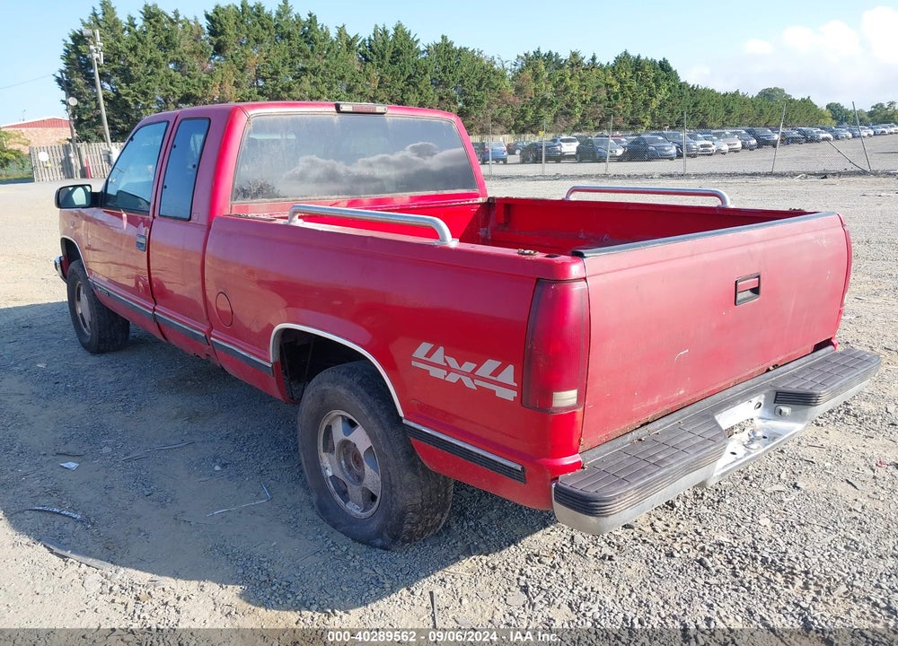 1996 CHEVROLET GMT-400 K1500 VIN: 1GCEK19M1TE153392