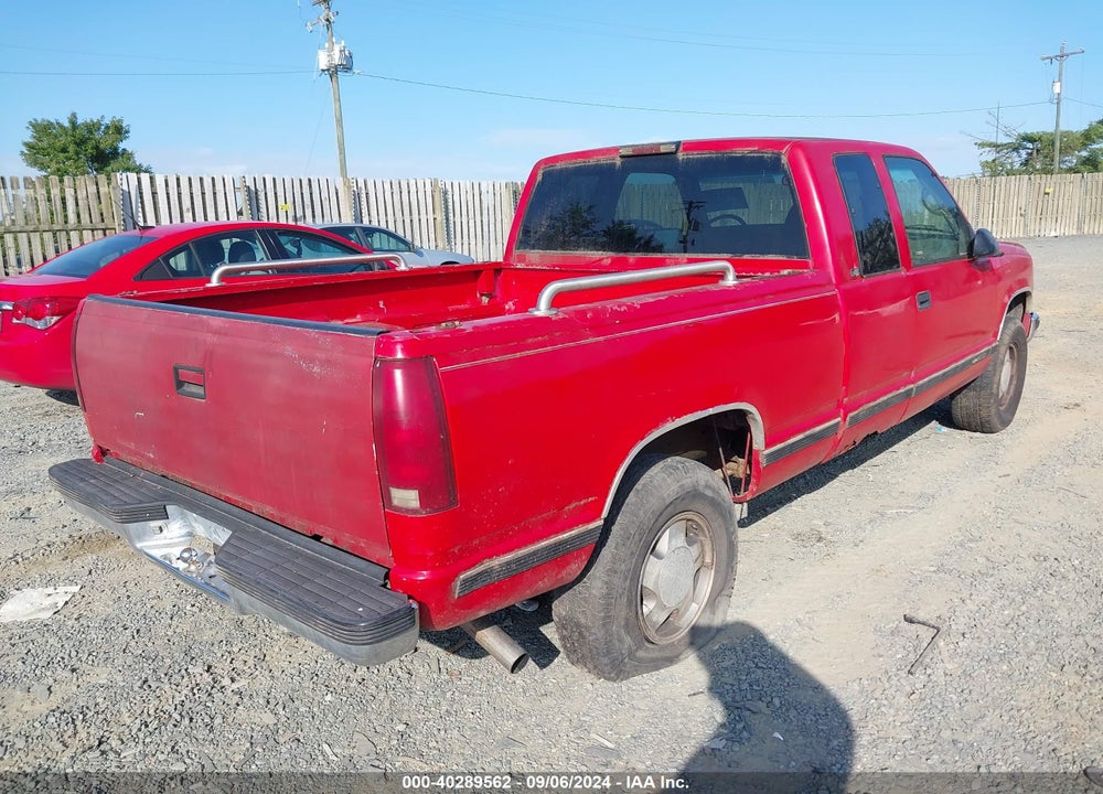 1996 CHEVROLET GMT-400 K1500 VIN: 1GCEK19M1TE153392