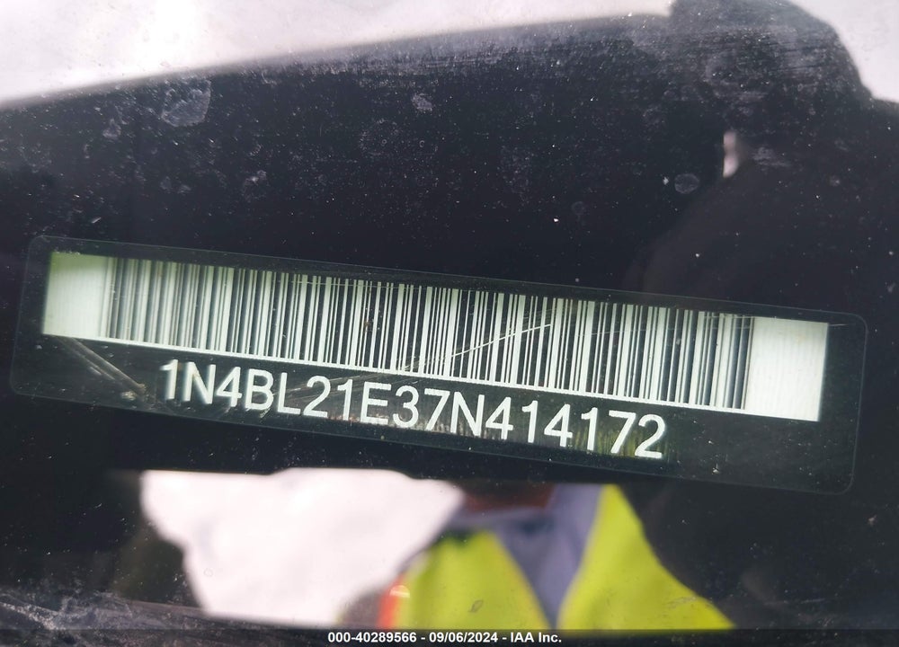 2007 NISSAN ALTIMA 3.5 SL VIN: 1N4BL21E37N414172