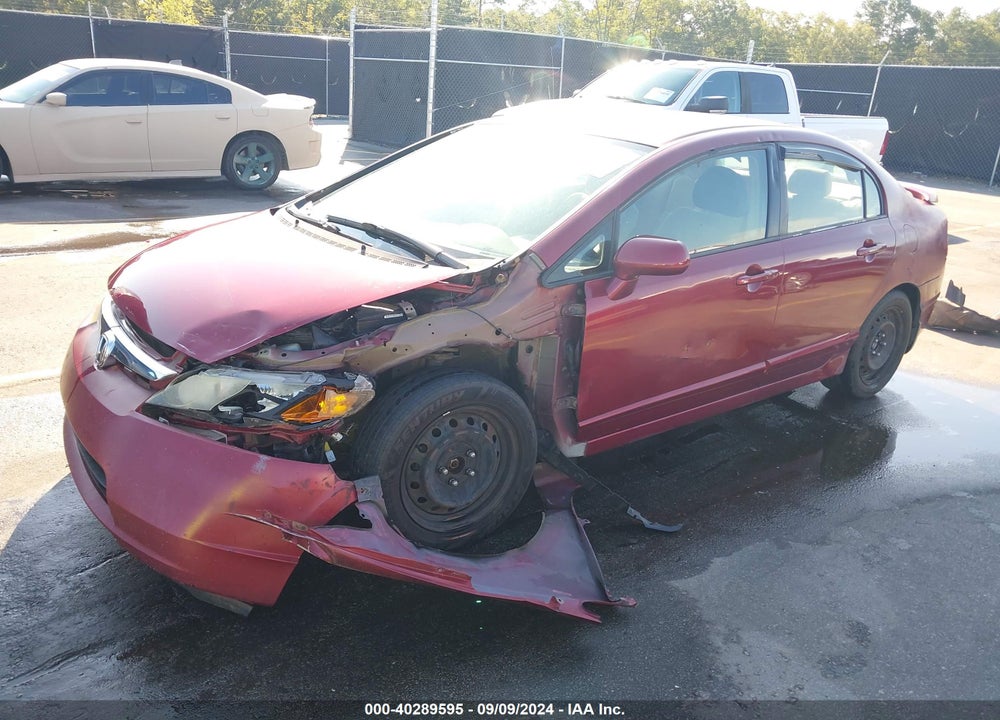 2007 HONDA CIVIC LX VIN: 1HGFA16587L004078