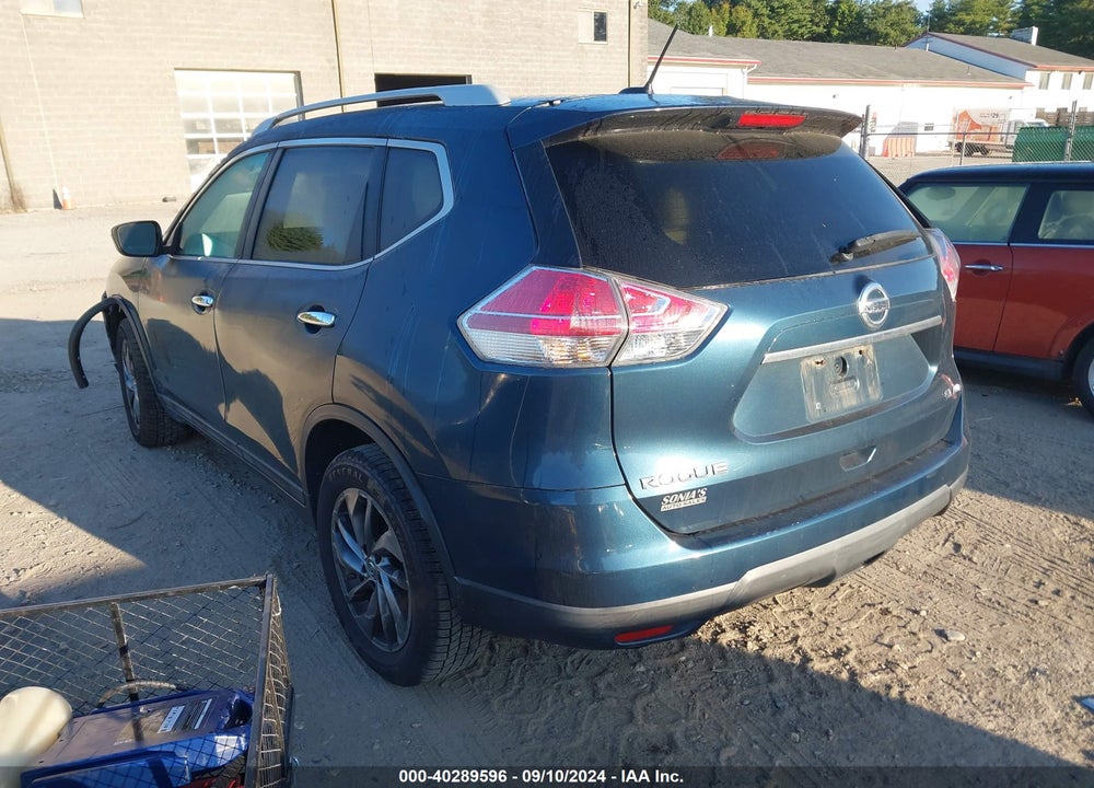 2015 NISSAN ROGUE SL VIN: 5N1AT2MV9FC837085