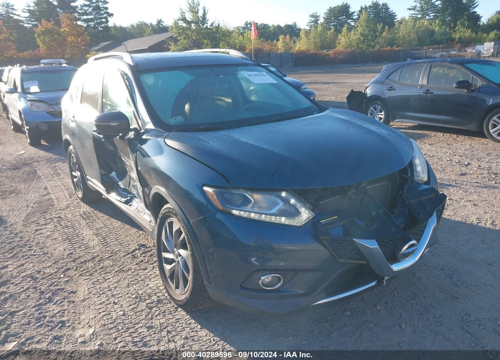 2015 NISSAN ROGUE SL VIN: 5N1AT2MV9FC837085