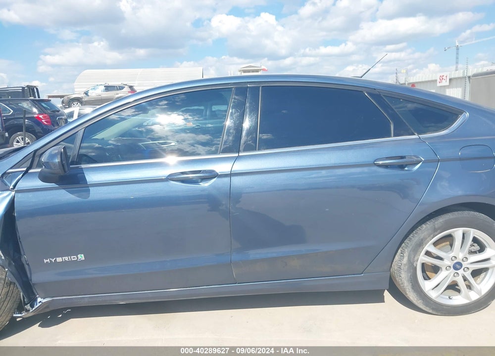 2018 FORD FUSION HYBRID SE VIN: 3FA6P0LU8JR180596