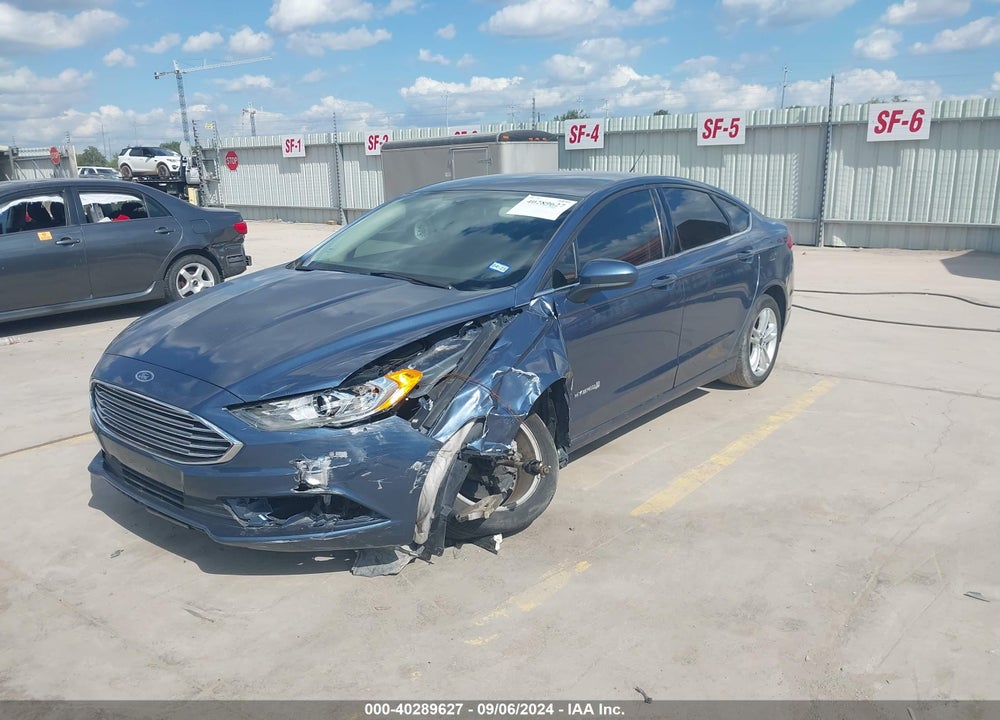 2018 FORD FUSION HYBRID SE VIN: 3FA6P0LU8JR180596