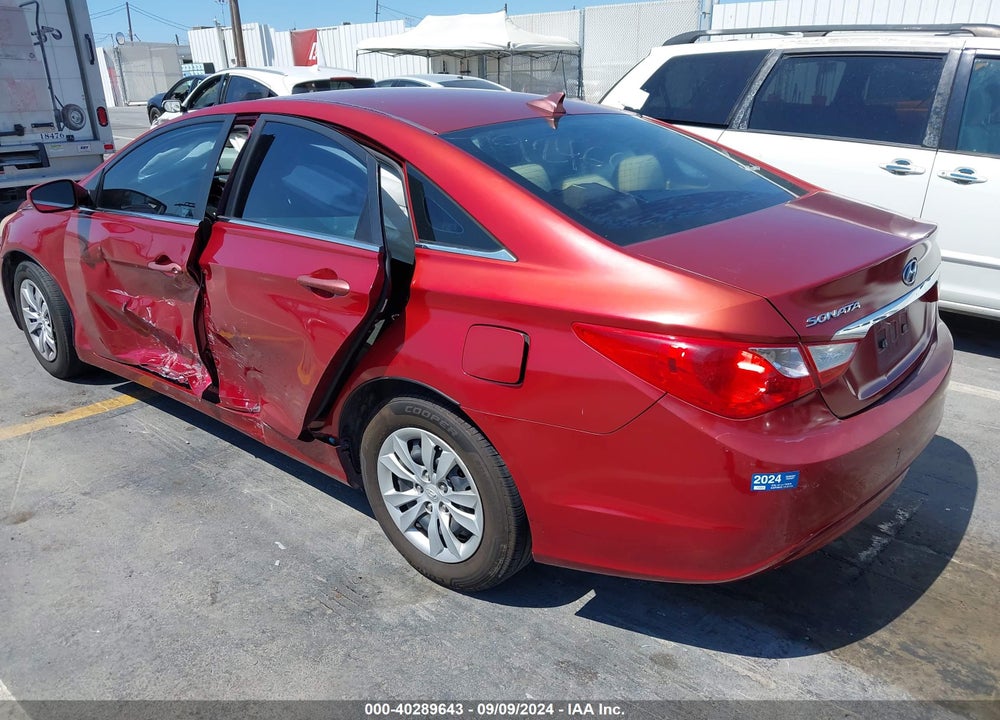 2011 HYUNDAI SONATA GLS VIN: 5NPEB4AC5BH012473