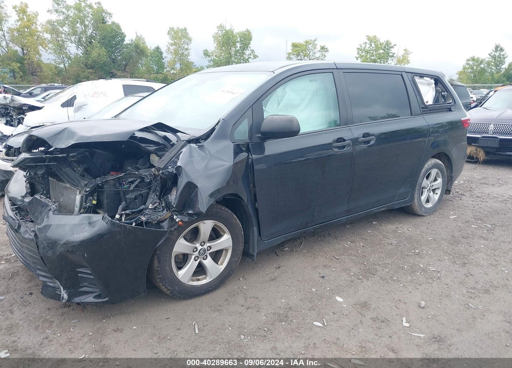 2019 TOYOTA SIENNA L 7 PASSENGER VIN: 5TDZZ3DC6KS976741