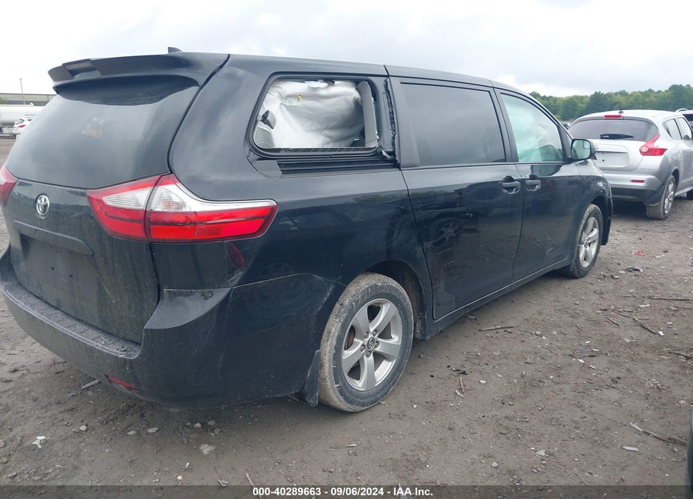 2019 TOYOTA SIENNA L 7 PASSENGER VIN: 5TDZZ3DC6KS976741